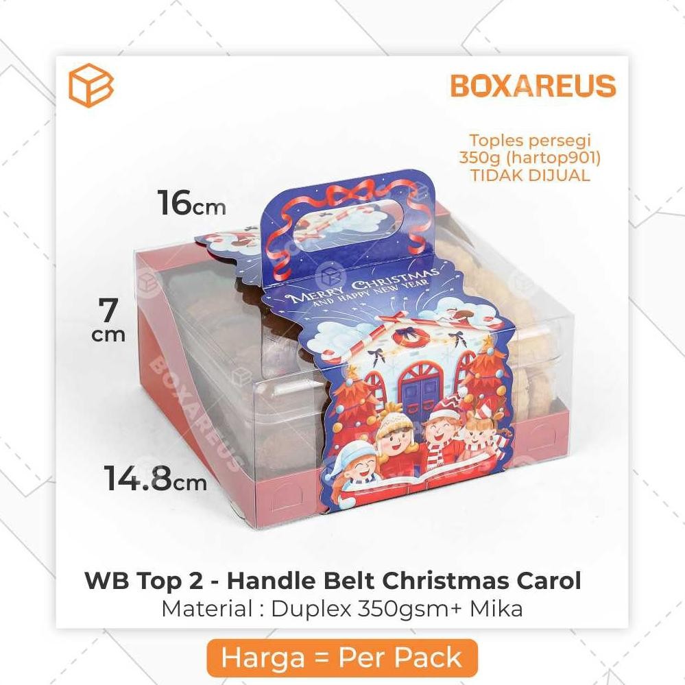 

Kjh Box Hampers Natal Dus Toples Kue Kering Christmas Packaging | Wb Top 2