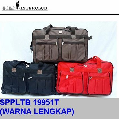 TAS PAKAIAN TROLI BESAR POLO INTERCLUB 19951 TERLARIS TERMURAH