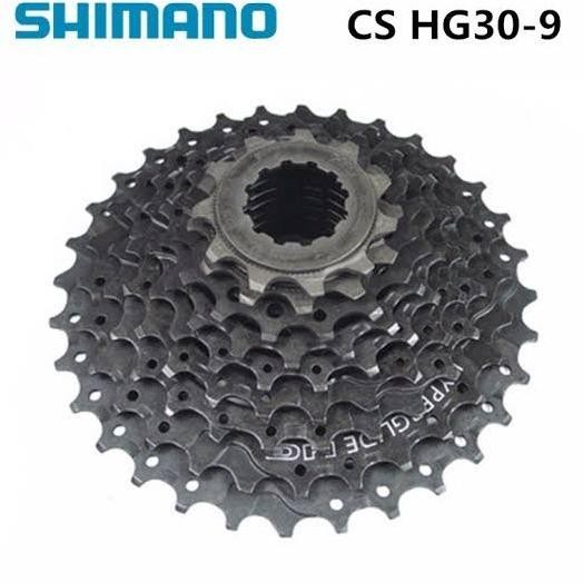 Sprocket 9 speed Sproket Shimano CS-HG30-9 sepeda lipat minion MTB