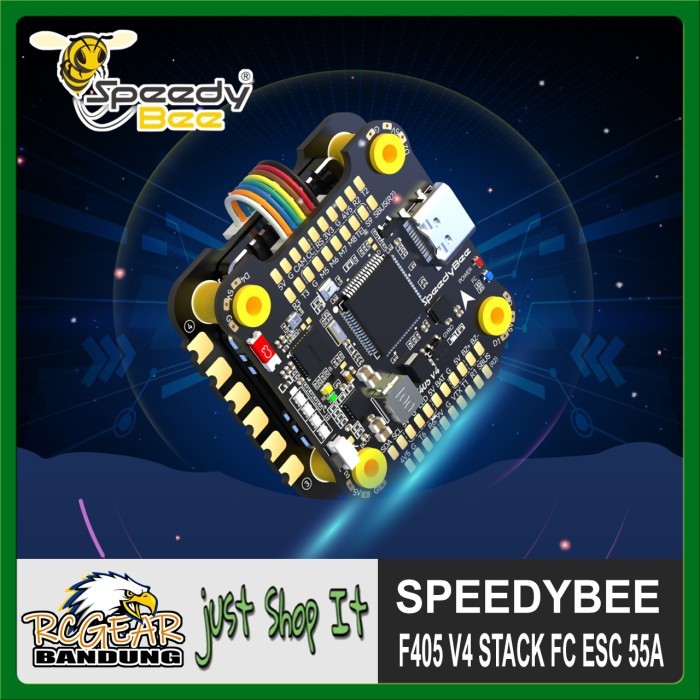 SpeedyBee F405 V4 BLS 55A 3-6S 30x30mm Stack Flight Controller FC ESC for FPV Drones Analog DJI