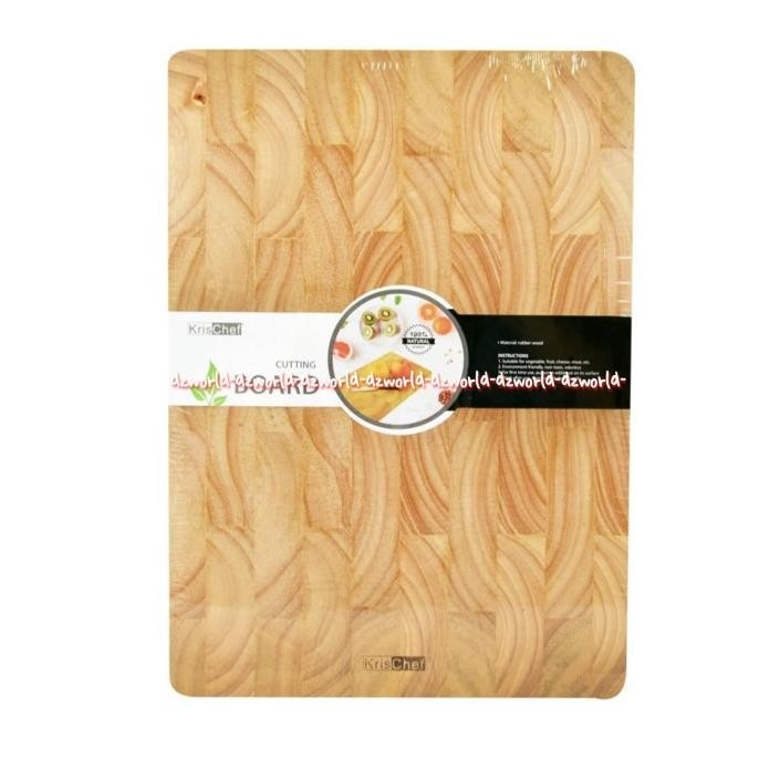 

Krischef Cutting Board Papan Talenan Bambu 36x25cm Alas Memotong Kris