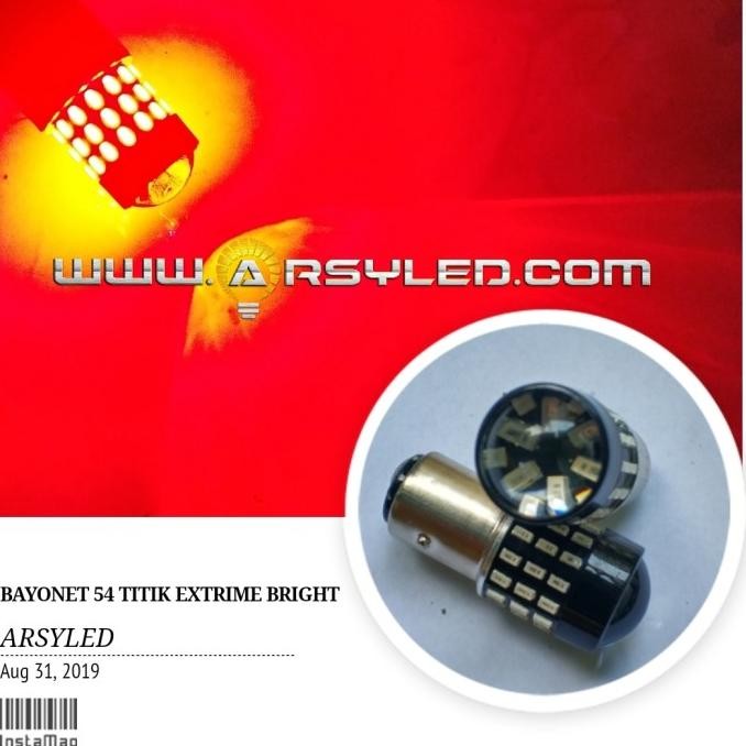 Murah Arsy Led Lampu Rem Mobil Avanza Xenia Ertiga Datsun 54 Titik Lensa 360