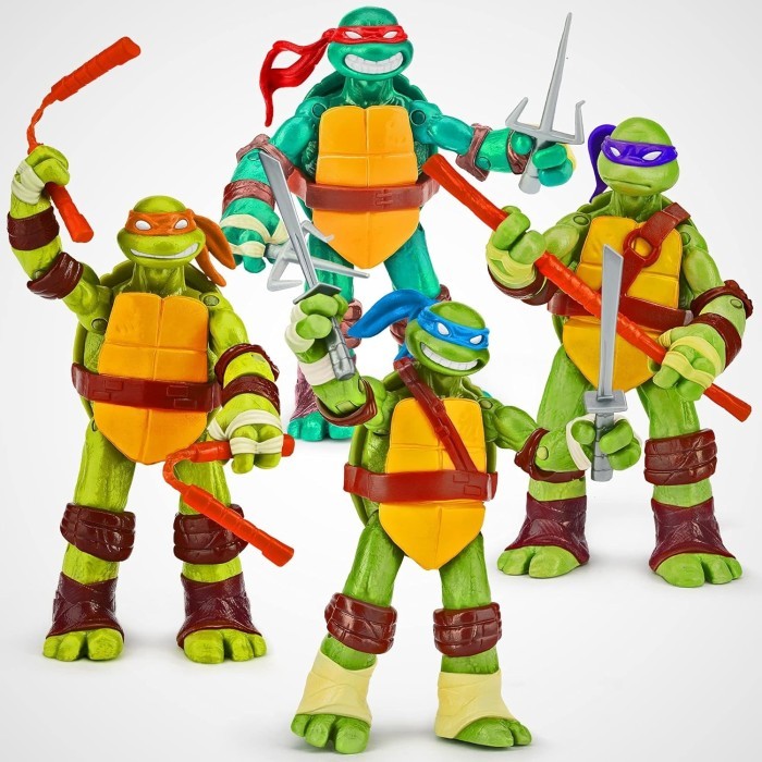 Figure Ninja Turtles Set isi 4 Mainan Kura Kura Ninja TMNT