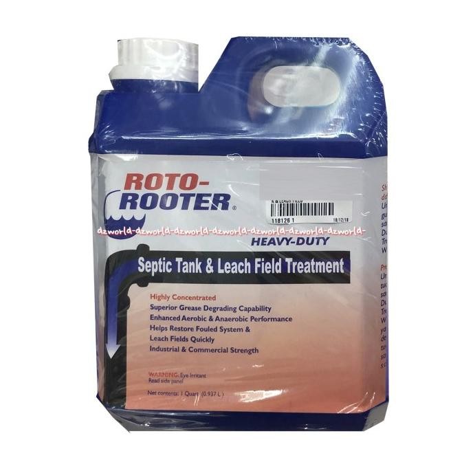 

Roto-Rooter Septic Tank & Leach Field Treatment Cairan Pembersih Pipa