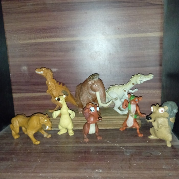 happy meal toys ice age 3 full set