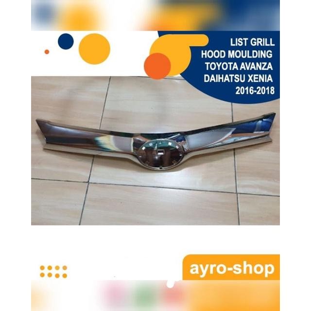 List Grill Hood Moulding Mobil Avanza, Xenia 2016-2018
