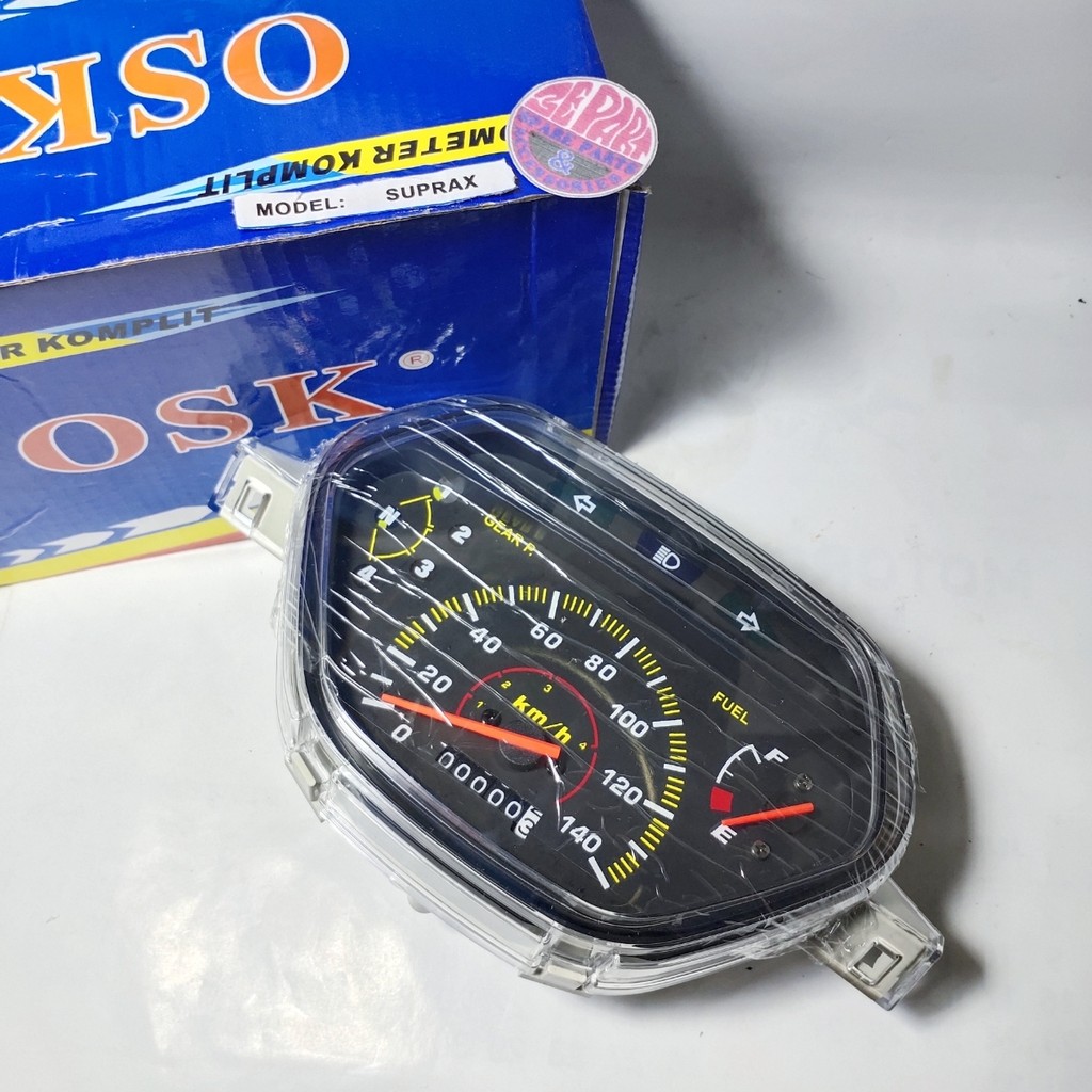 Speedometer assy Supra Kilometer Supra lama Limited Item Barang Langka Spare Part Motor Klasik