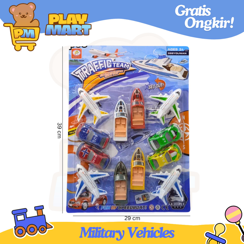 Mainan Anak Mobil-Mobilan Militer Mainan Anak Mobil-Mobilan Set