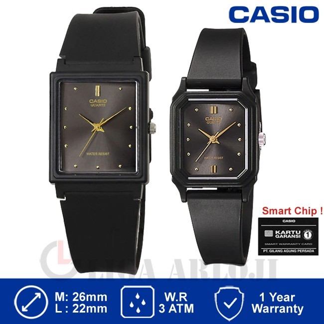 CASIO MQ-38-1ADF & LQ-142E-1ADF Jam Tangan Analog Couple / Pasangan