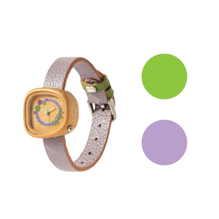 Woodka Perky Kelir Maple Collection Jam Tangan Kayu Jam Tangan Wanita Analog