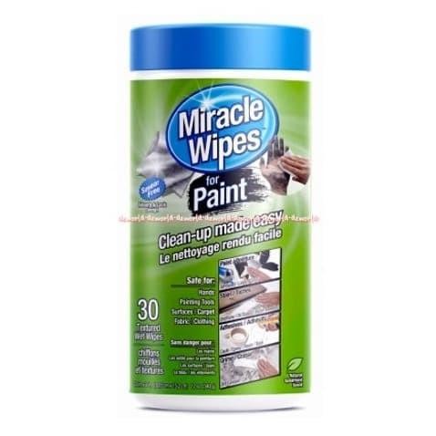 

Miracle Wipes For Paint Clean Up 30 wipes Tissue Pembersih Cat