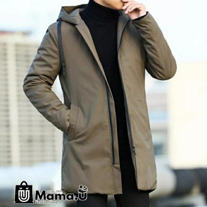 Promo Jaket Jubah Korea Pria / Jubah Musim Dingin Jumbo Terbaru