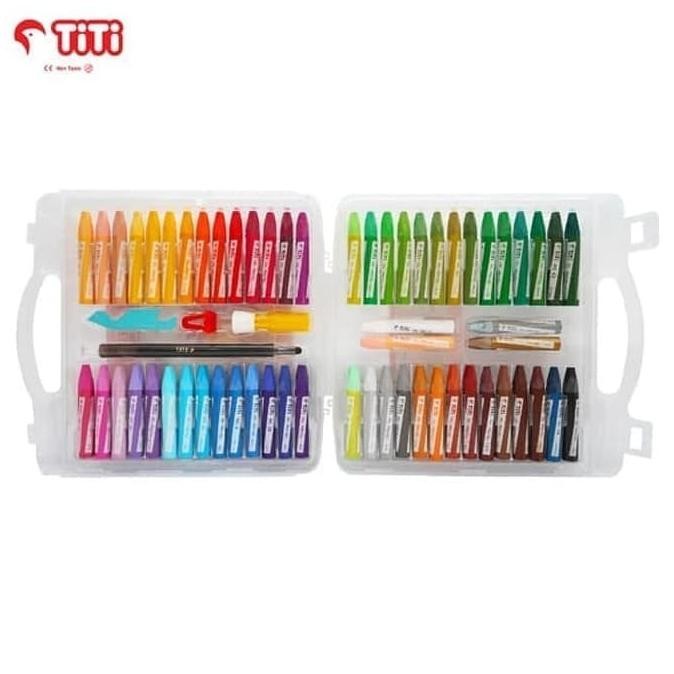 

Best Seller Oil Pastel / Krayon Minyak TiTi TI-P-55S / 55 Warna / Colors