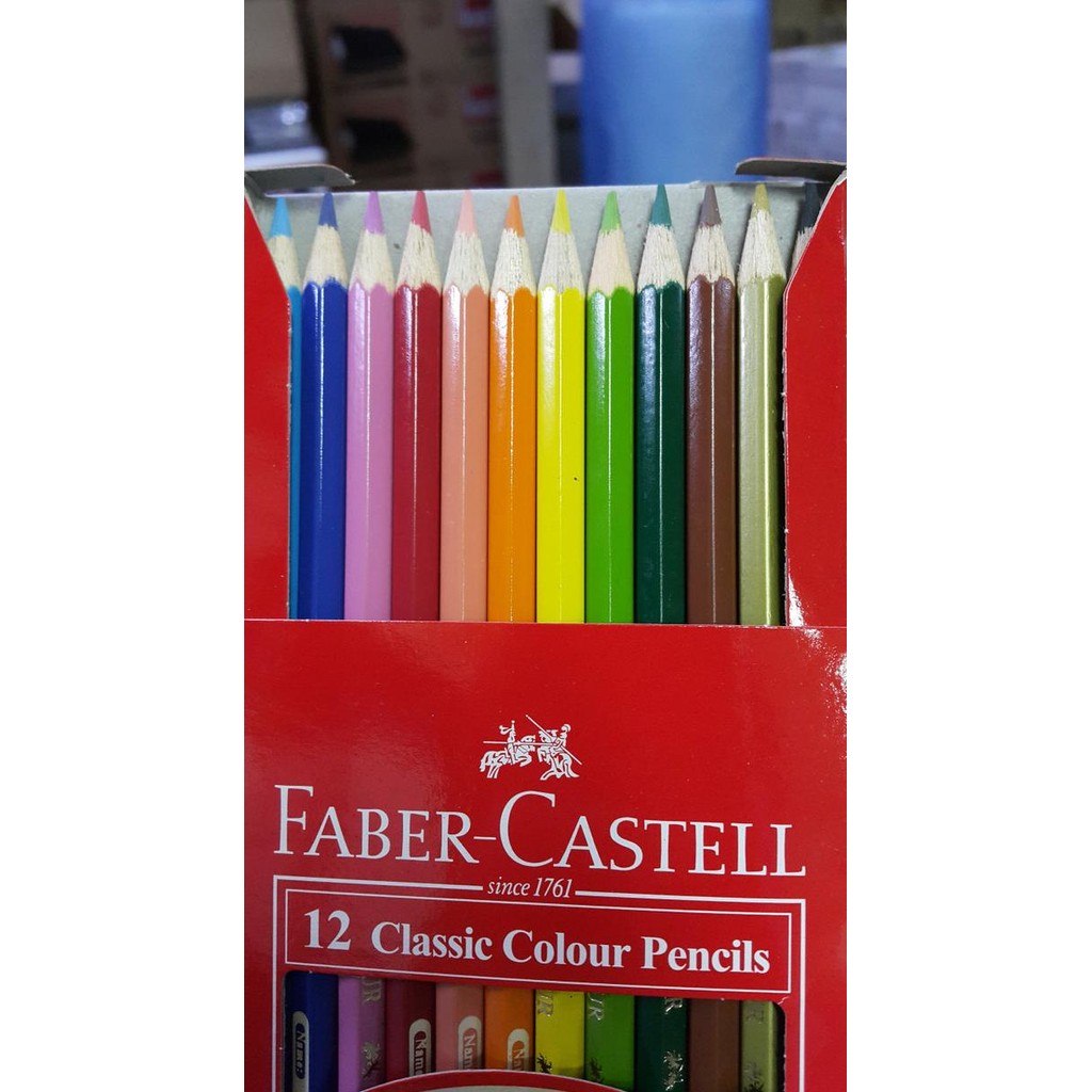 

Best Seller Pensil Warna Panjang 12 Warna Faber Castell Classic