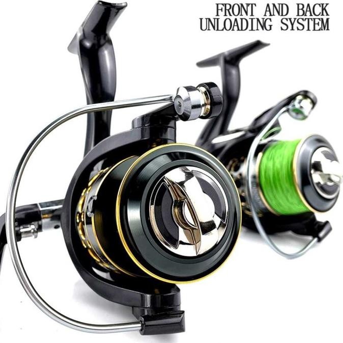 Gulungan Pancing Metal Laut Bk2000 / Katrol Reel Pancing Power Handle