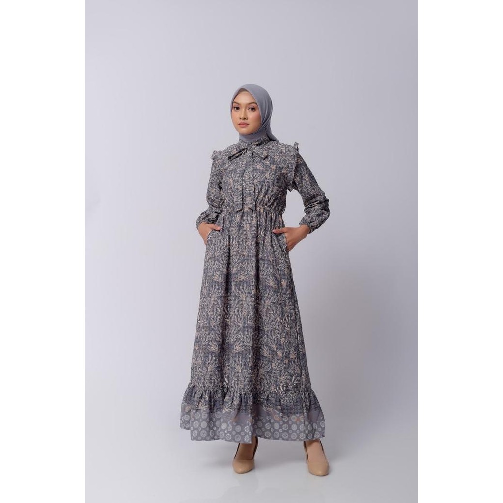 BIA X CUT MEYRISKA - PAHAT CHARCOAL DRESS ISLAMIC JOURNEY IN ISTANBUL