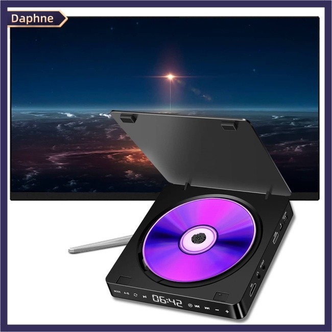 Daphne Home DVD/VCD Hd Video Pemutar Speaker Stereo Hi-fi 1080P Mini Cd Player Portabel Multifungsi 
