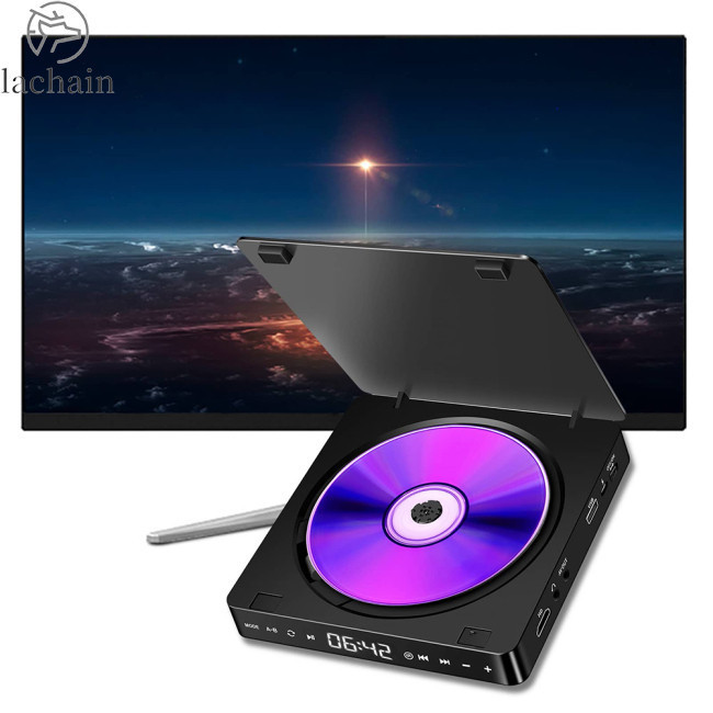 Obral kilat Pemutar Video HD DVD/VCD Rumah Speaker Stereo Hi-fi 1080P Mini Cd Player Multifungsi Por