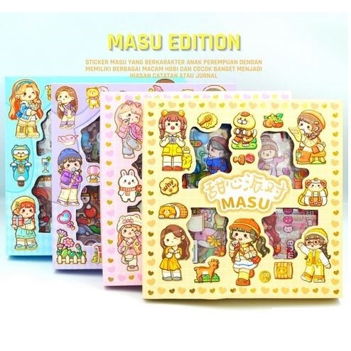 

FU985 MASU Sticker - Stiker Masu Motif Anak Perempuan PROMO