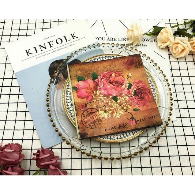 

PV485 Decoupage Napkin - Tissue Decoupage 2Ply FL - Flower Bunch21 #11 BIG SALE