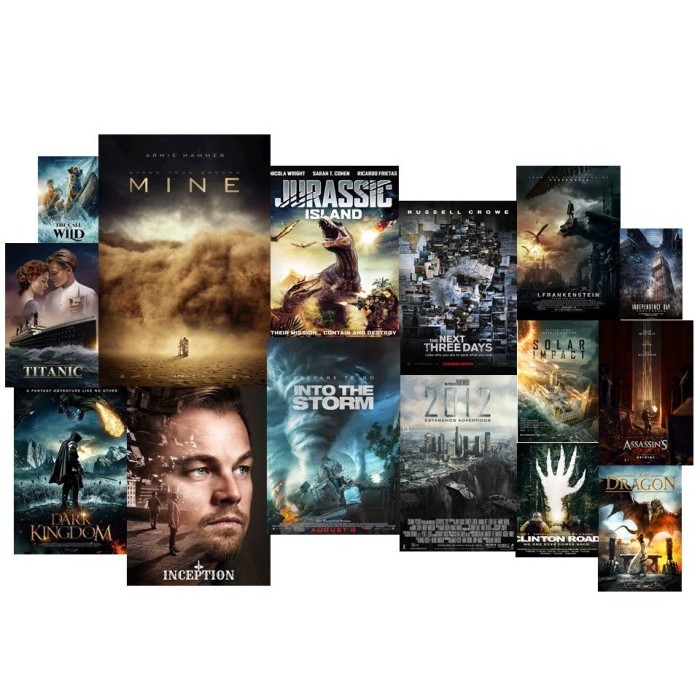 

EY485 Journal Background Paper - Kertas Background Tema Movie Poster (10pcs) BIG SALE