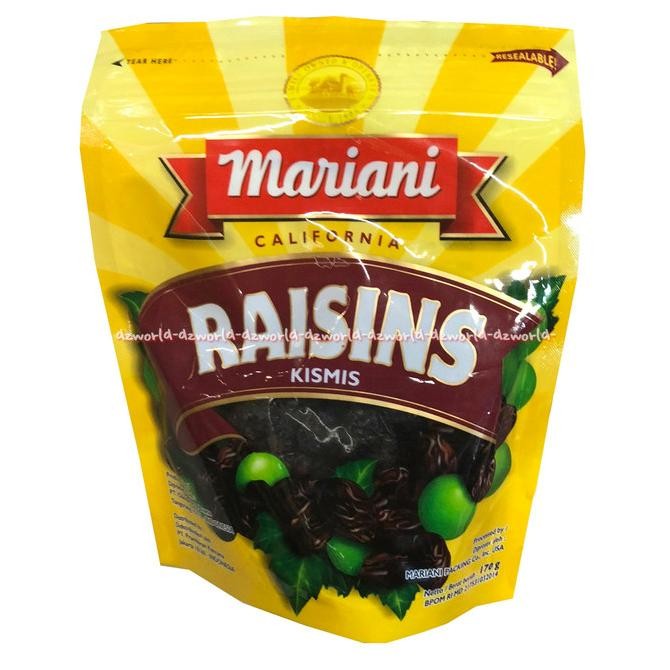 

Mariani California Raisins Kismis 170 gram Buah Kismis Kering