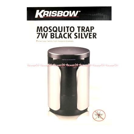 

Krisbow Mosquito Trap 7W Black Silver Alat Perangkap Nyamuk 7Watt