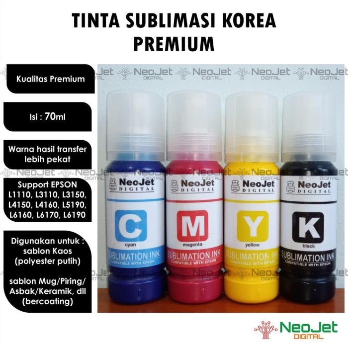 

NEW!!! Tinta Sablon Sublim Sublimasi Korea Premium Botol 003