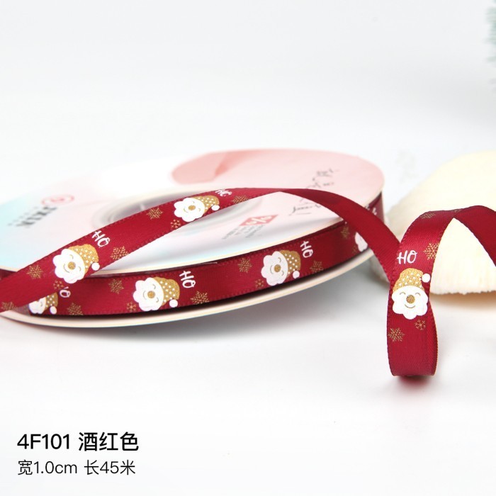 

1ROLL45METER PITA SATIN NATAL PITA KADO NATAL PITA MERRY CHRISTMAS