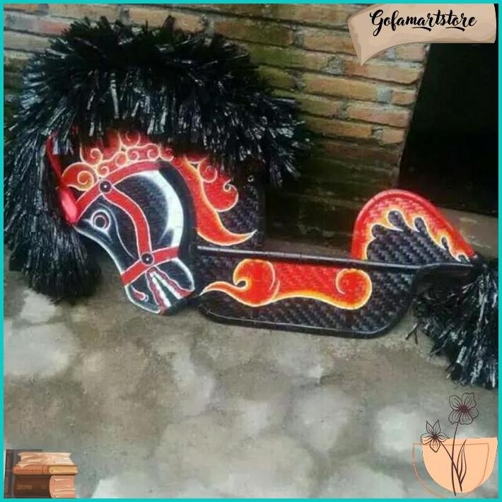JARANAN JUMBO 124 CM JARAN KEPANG KUDA LUMPING PENTAS SENI DEWASA JARAN JUMBO BESAR GFM