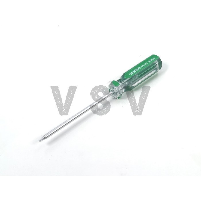 Ready GESTAR Torx screwdriver T8 Obeng bintang gagang kristal Obeng Torx