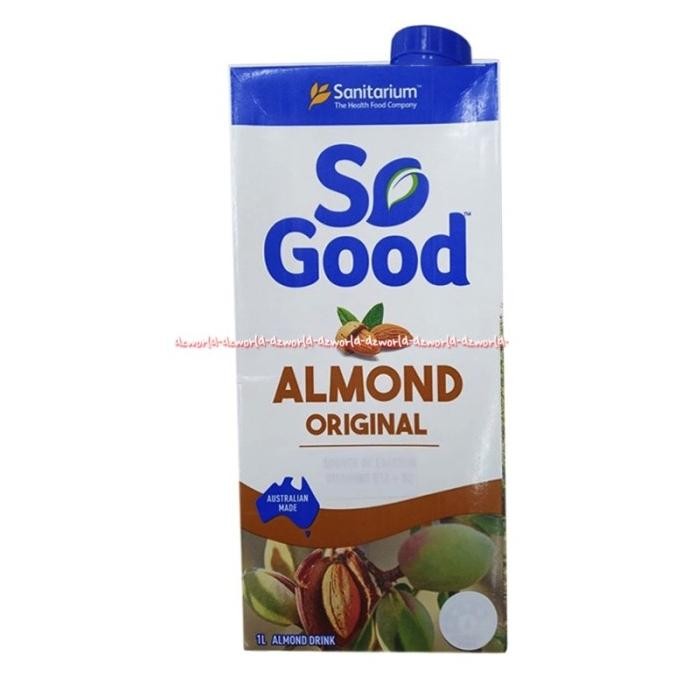 

So Good Almond Milk Unsweetened 1L Sanitarium Susu Rasa Tawar Susu UHT