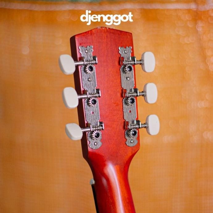 Murah [Paket Lengkap] Gitar Akustik Natural Mandalika S-01 Murah Fullset