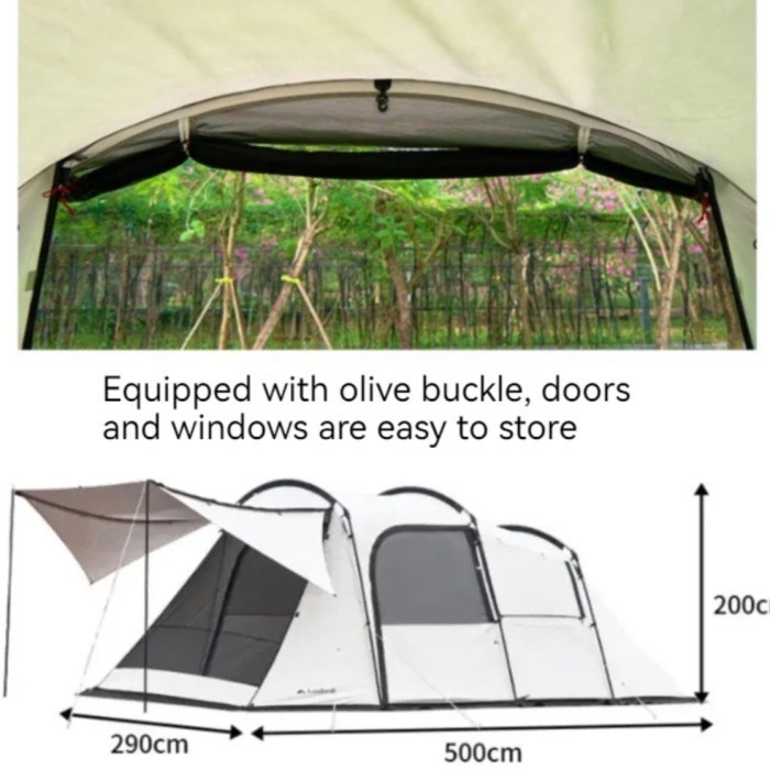 Landwolf Tenda Cloud Tunnel Camping Outdoor