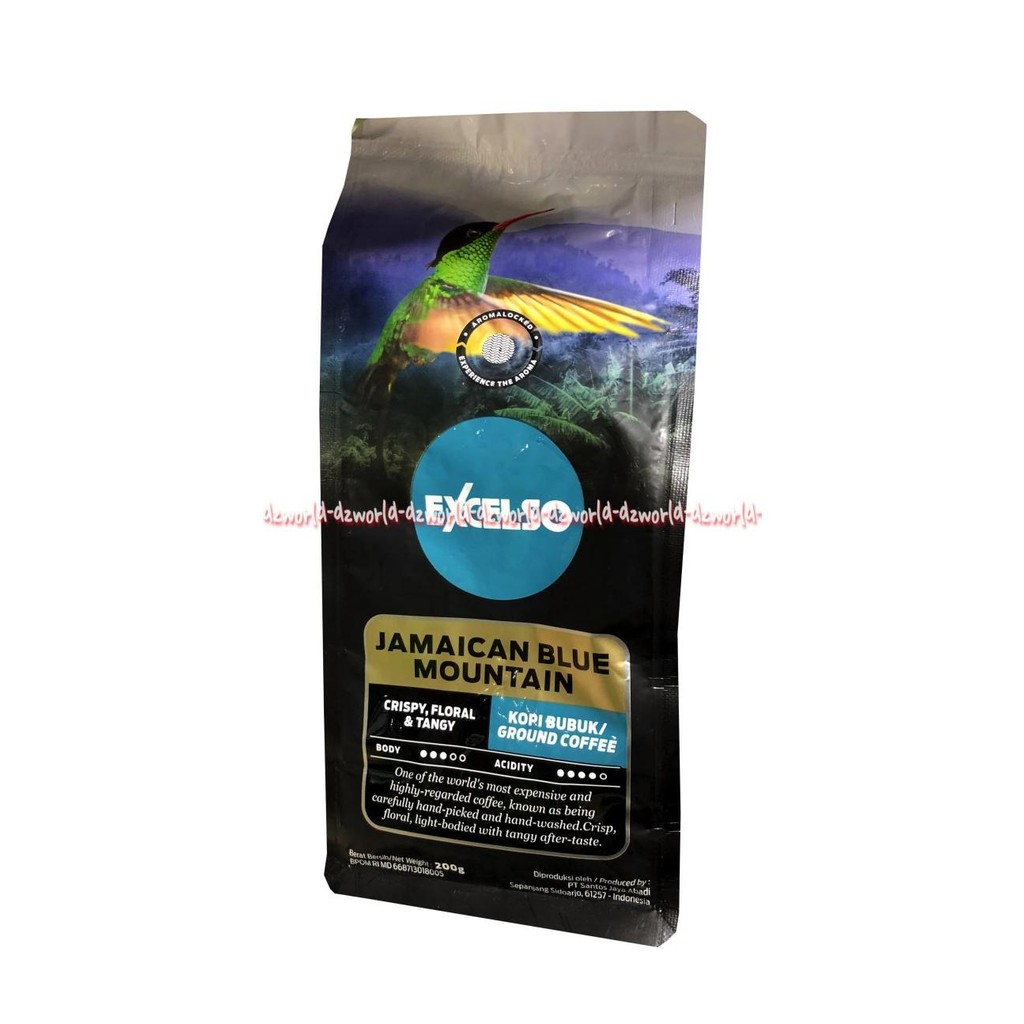 

Excelso Jamaican Blue Mountain Kopi Ekselso Kopi Bubuk 200gr Coffee