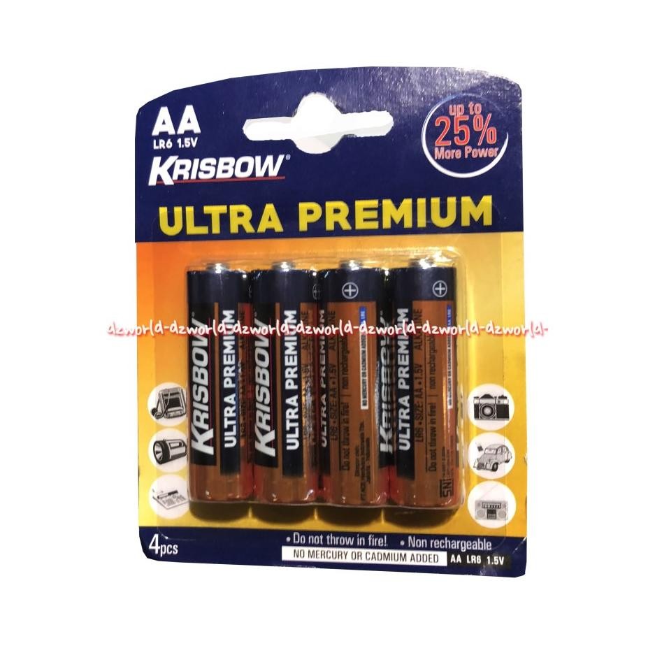 

Krisbow Ultra Premium AA 4 Pcs Baterai A2 Tahan Lama