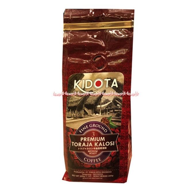 

Kidota Toraja Kalosi Fine Ground 200gr Kopi Arabika Bubuk