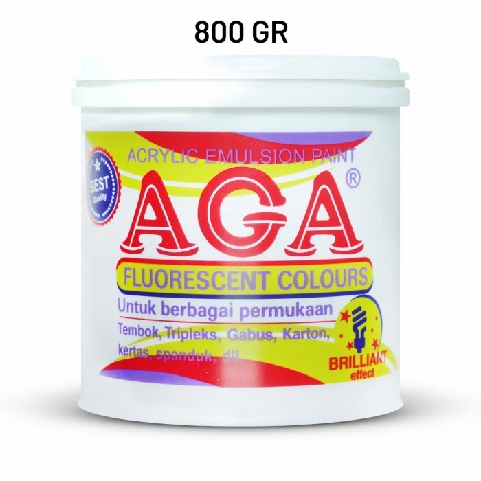 

TERBARU - Cat Aga Fluorescent / Neon / Stabilo Colour 800gr