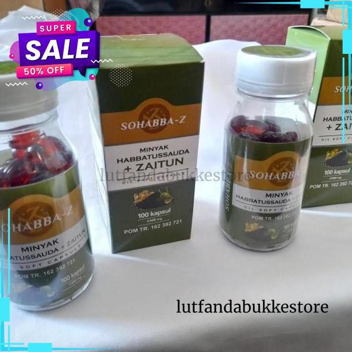 

SOHABBA Z SOFT CAPSULE MINYAK HABBATUSSAUDA PLUS MINYAK ZAITUN TURSINA PRODUK TERBAIK !!