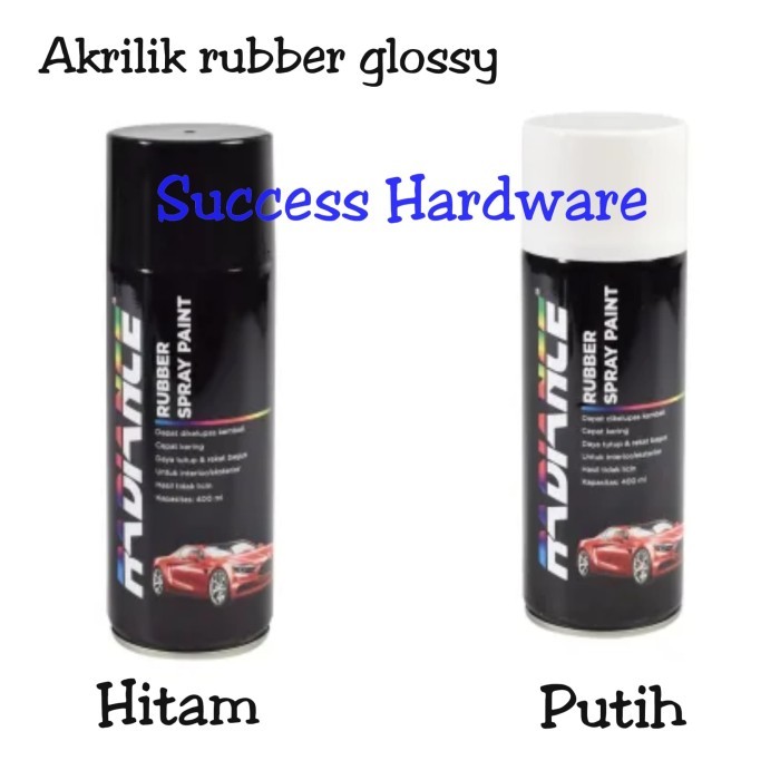 

HARGA DISC - RADIANCE CAT SEMPROT AKRILIK RUBBER GLOSSY 400ML SPRAYPAINT RADIANCE