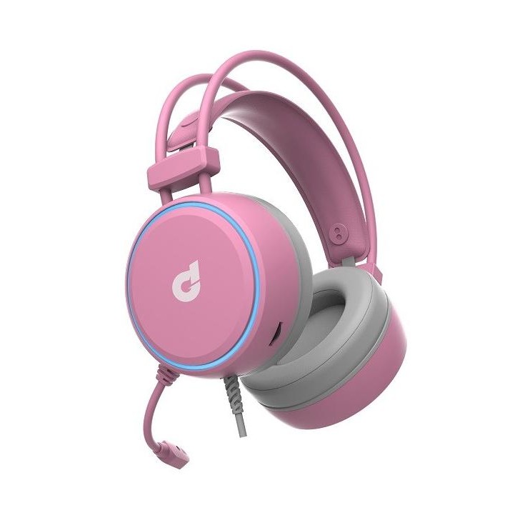 Grosir Dbe Gm190 7.1 Virtual Surround Gaming Headphone - Pink Edition