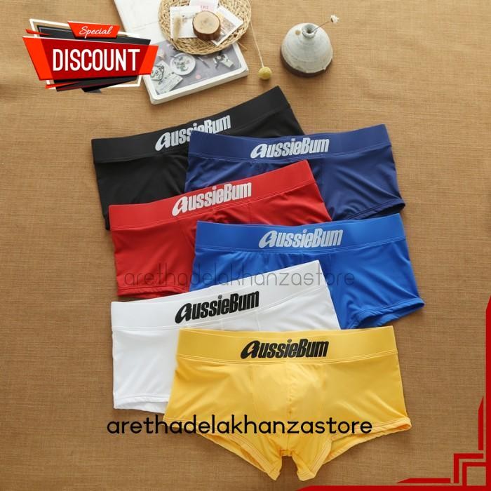 BOXER BRIEF AUSSIEBUM 8 WARNA EKSLUSIF BY ARETHA DELA KHANZA STORE 