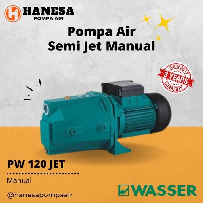 Wasser PW 120 JET Pompa Semi Jet Pump