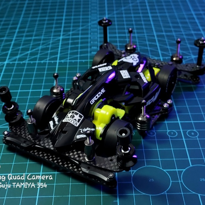 TAMIYA B-Max MachFrame Black Shine FMA Chasis Gearbox Yellow Special