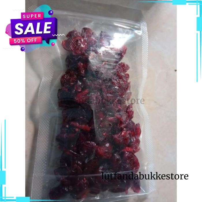 

[100 GR] DRIED CRANBERRY/DRIED CRANBERRIE/CRANBERRY KERING TERBAIK !!