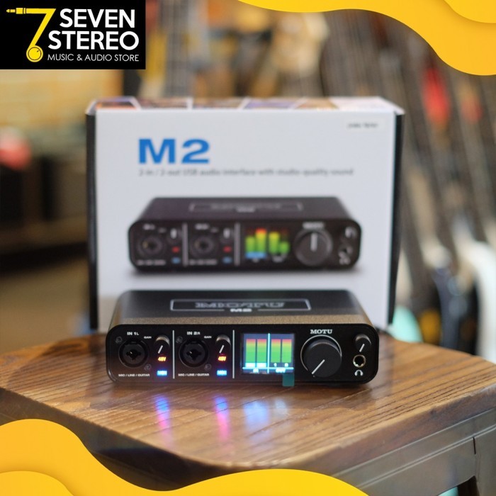 MOTU M2 Soundcard M 2 - 2 in 2 out Audio Interface Type C