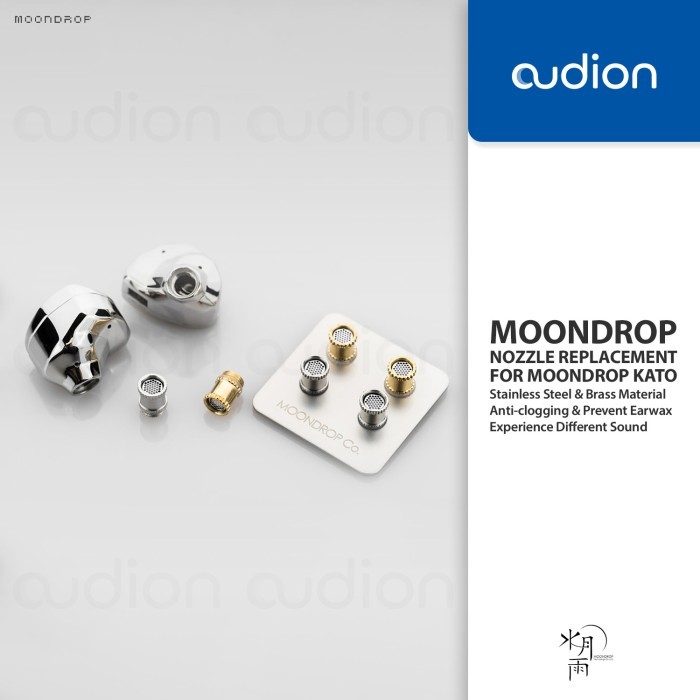 MOONDROP KATO Replaceable Acoustic Nozzle Stainless Steel & Brass