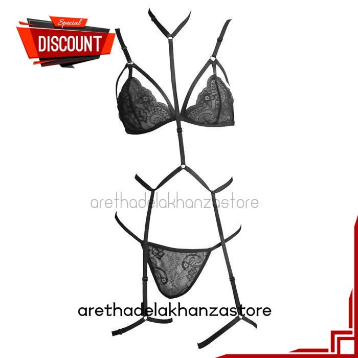BRA SET BRALETTE BIKINI BAJU HARAM DINAS MALAM GARTER SEXY SEKSI BEST QUALITY BY ARETHA DELA KHANZA 