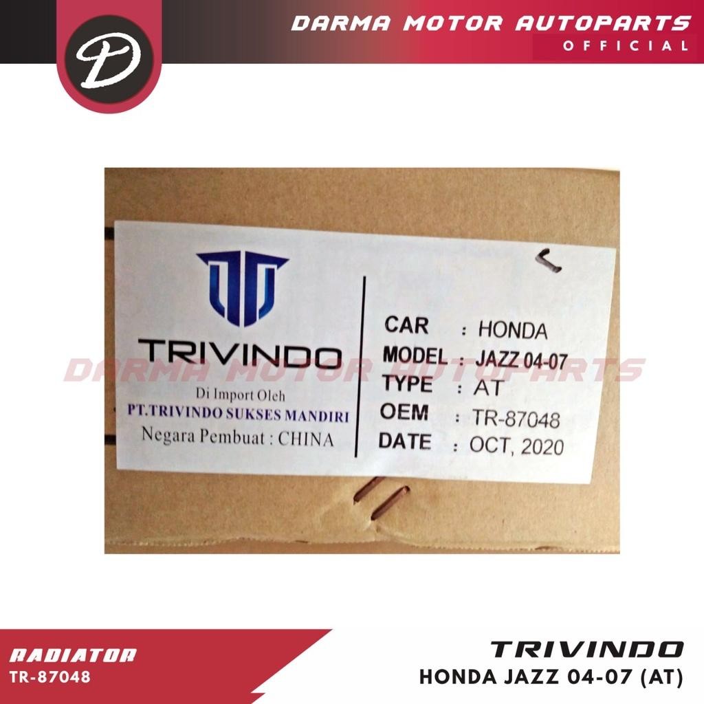 Radiator Honda Jazz 2004 2005 2006 2007 Idsi Vtec Matic At