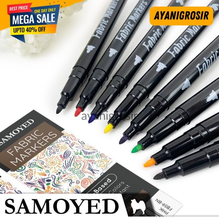 

BEST SELLER PENA / SPIDOL WARNA TEKSTIL / KAIN / TEXTILE / FABRIC PEN / MARKER SAMOYED PMK-FB59 BY AYANI GROSIR !!